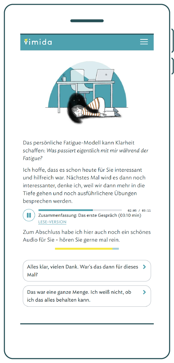 Audio-Übung in vimida